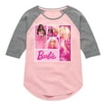 thumbnail image 1 of Barbie - Retro Logo 1959  - Toddler & Youth Girls Raglan Graphic T-Shirt, 1 of 5