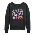 thumbnail image 1 of Barbie - Retro Shapes - Women's Lightweight French Terry Long Sleeve Shirt, 1 of 4