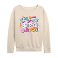 thumbnail image 1 of Barbie - Retro Shapes - Women's Lightweight French Terry Long Sleeve Shirt, 1 of 4