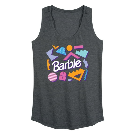 Barbie - Retro Shapes - Women's Racerback Tank Top