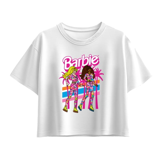 Barbie - Retro Skate - Youth Girls Boxy T-Shirt
