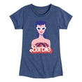 thumbnail image 1 of Barbie - Retro Swimsuit - Original Logo - Toddler And Youth Girls Raglan Graphic T-Shirt, 1 of 4