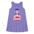 thumbnail image 1 of Barbie - Retro Swimsuit - Original Logo - Toddler and Youth Girls A-line Dress, 1 of 3