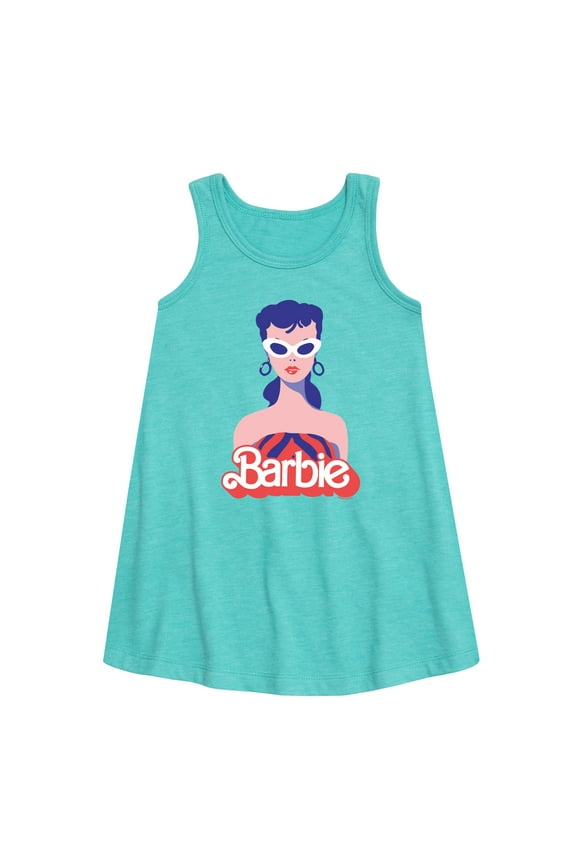 - Retro Swimsuit - Original Logo - Toddler and Youth Girls A-line Dress