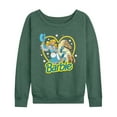 thumbnail image 1 of Barbie - Retro Western Comic - Women's French Terry Long Sleeve Shirt, 1 of 4
