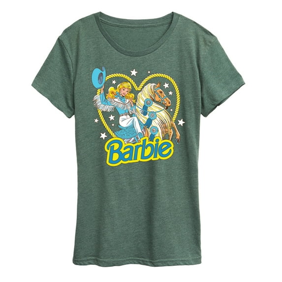 Barbie - Retro Western Comic - Women's Short Sleeve Graphic T-Shirt