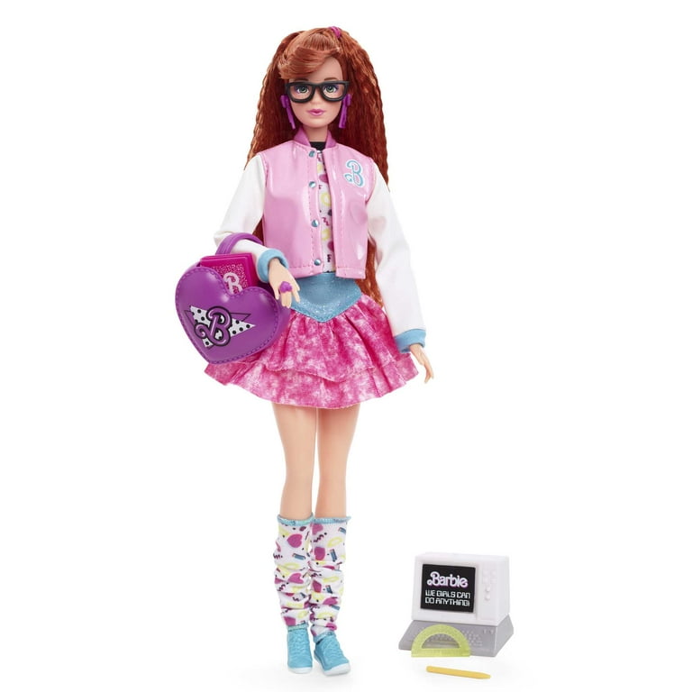 Barbie Rewind 80s Edition Collectible Doll with Schoolin Around