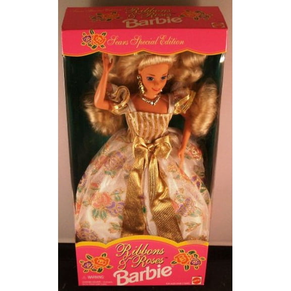 Barbie Ribbons and Roses Doll Sears Special Edition 1994 Mattel 13911 NEW