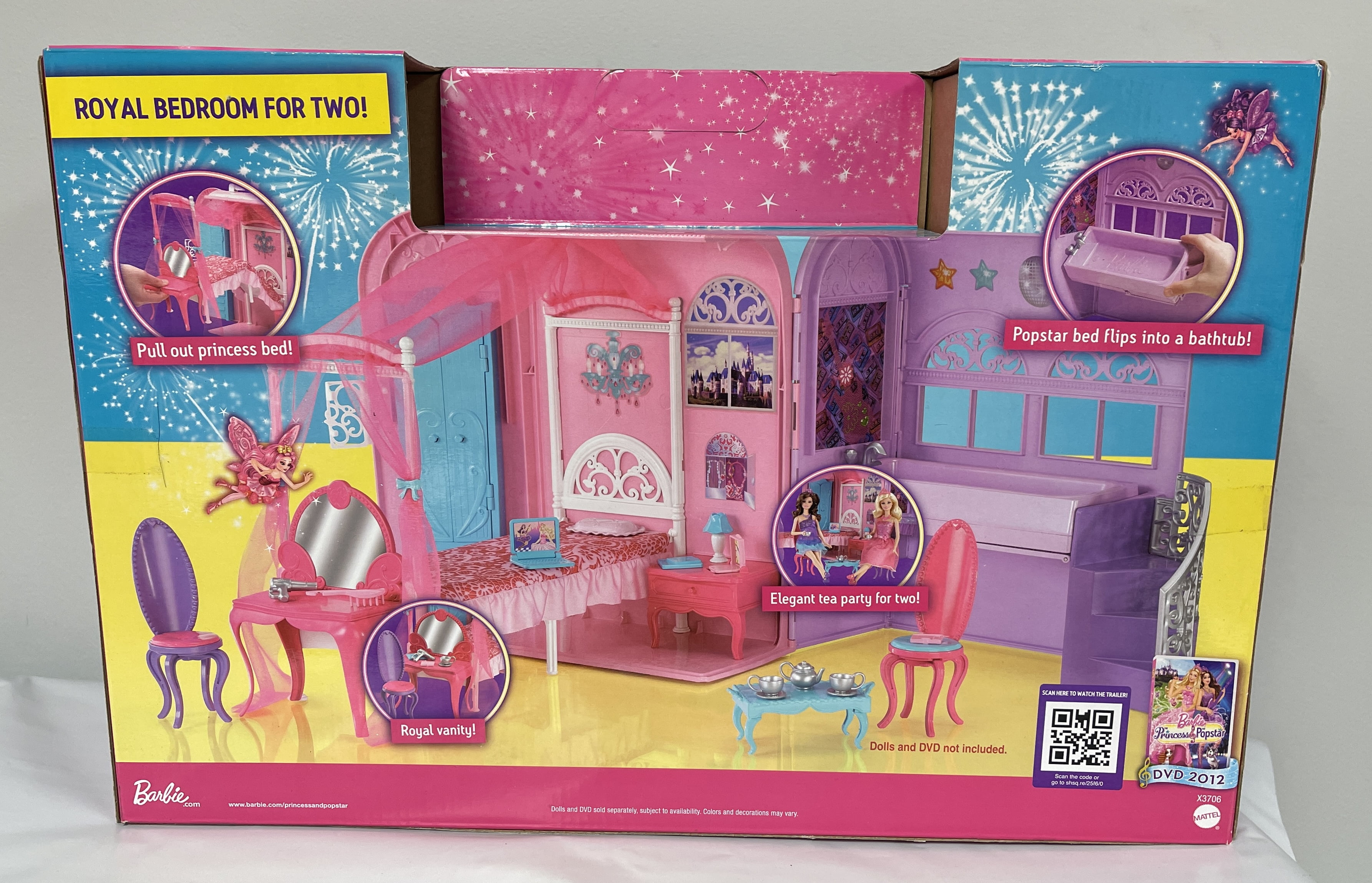 Barbie Princess And The Popstar Doll House Barbie Royal Bedroom