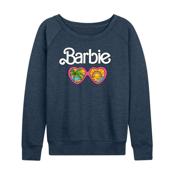 Barbie - Seeing Sunsets & Palm Trees Through Sunglasses - Women's Lightweight French Terry Long Sleeve Shirt