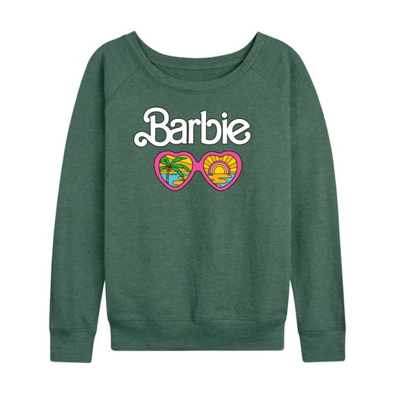 Barbie - Seeing Sunsets & Palm Trees Through Sunglasses - Women's Lightweight French Terry Long Sleeve Shirt