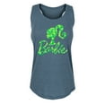 thumbnail image 1 of Barbie - Shamrock Pattern Logo - Women's Racerback Tank Top, 1 of 5