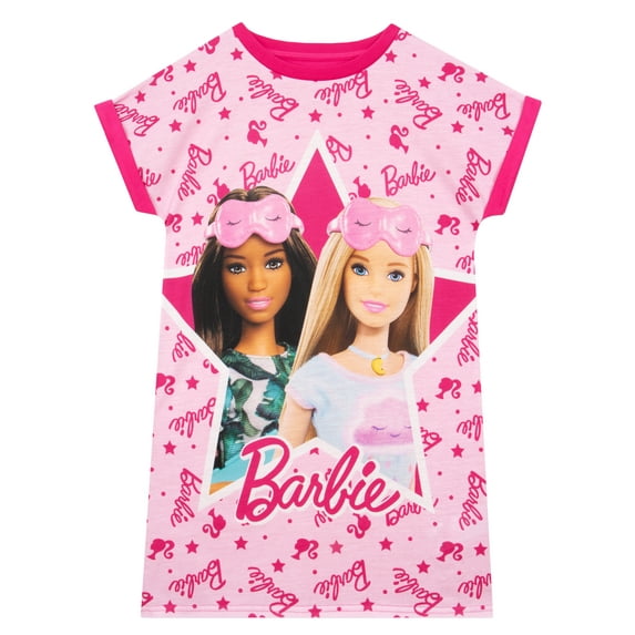 Barbie Short Sleeve Nightgown Sizes 4-10