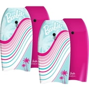 Barbie  Signature 36in Bodyboard by Wavestorm 2-Pack | Graphic Top Deck with High Density Slick Bottom | for Kids and Adults | Basic Leash Included