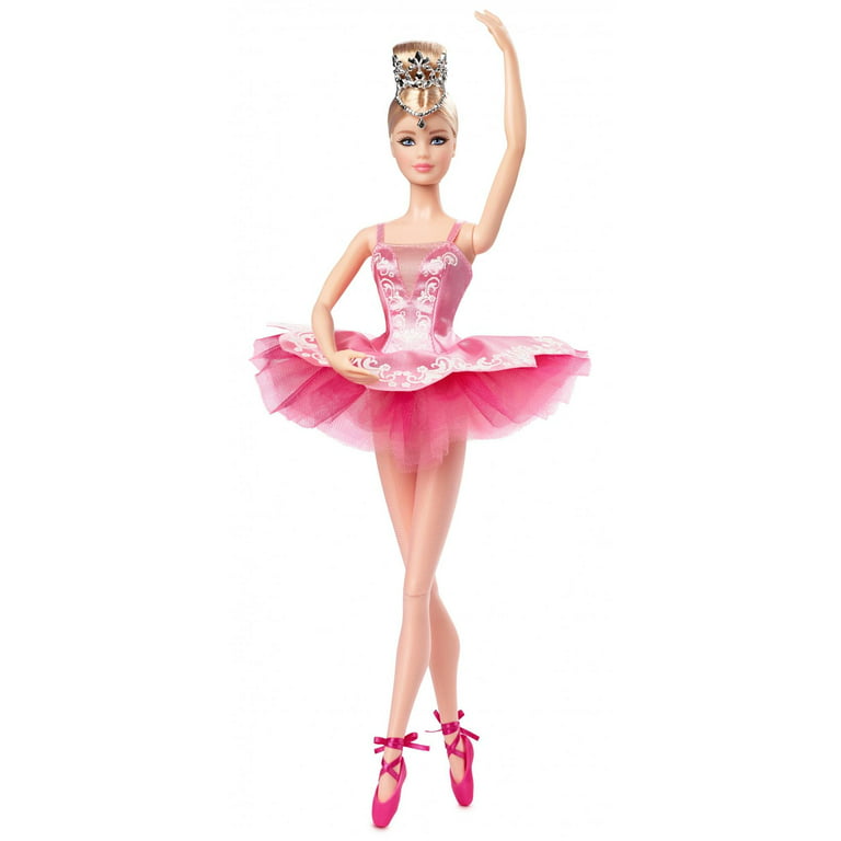 Barbie Signature Ballet Wishes for Approx. Doll, And 12-In Tiara, Wearing Shoes Tutu, 6 And Pointe Up Year Olds