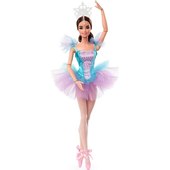 Signature Barbie Ballet Wishes Ballerina Doll Flexible & Posable, Ideal