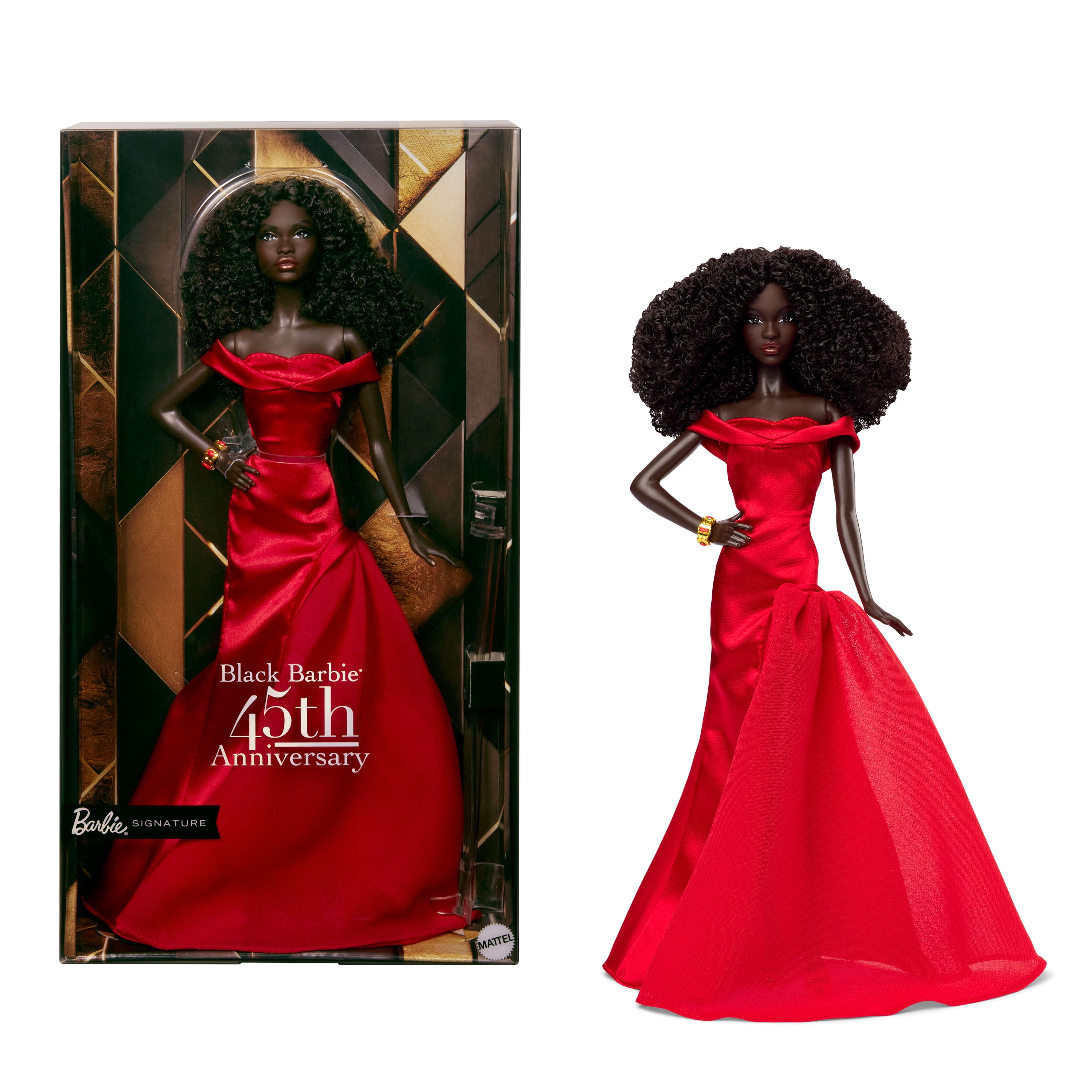 45th Anniversary Barbie★ Barbie Signature Collectible Doll in Red Gown, 45th Anniversary