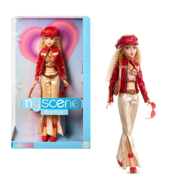 Barbie Signature My Scene Collector Barbie Doll in Y2K-Inspired Outfit with Premium Accessories