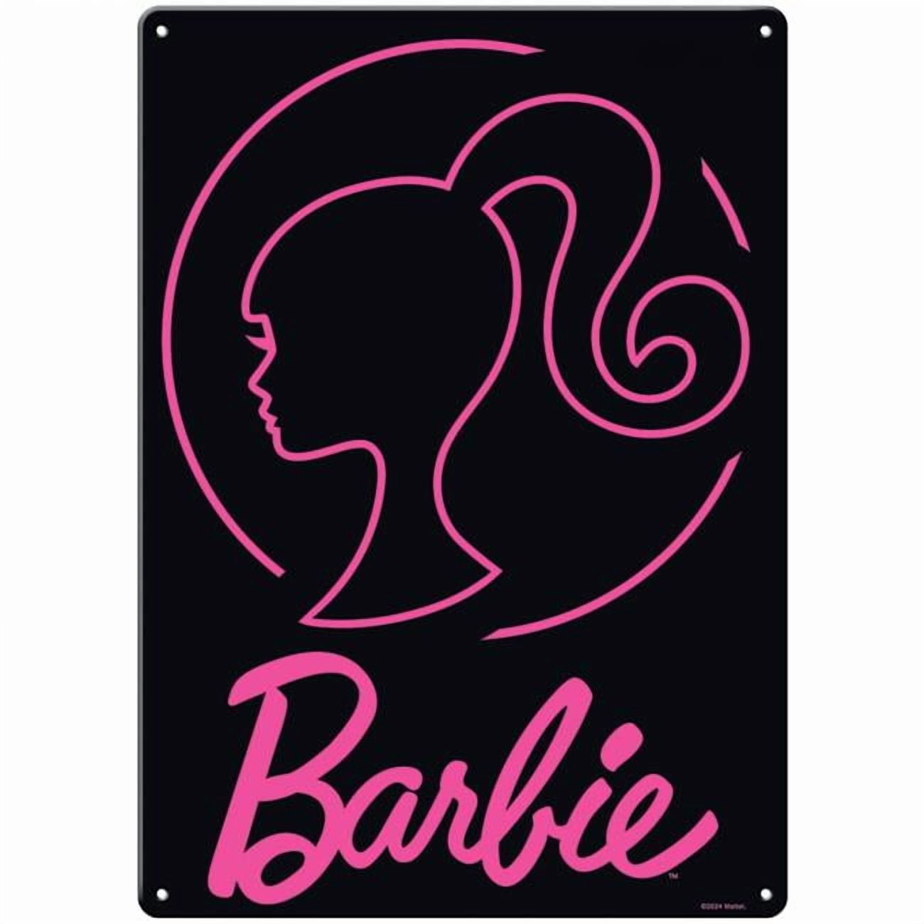 Barbie 892499 Silhouette Metal Sign - Walmart.com