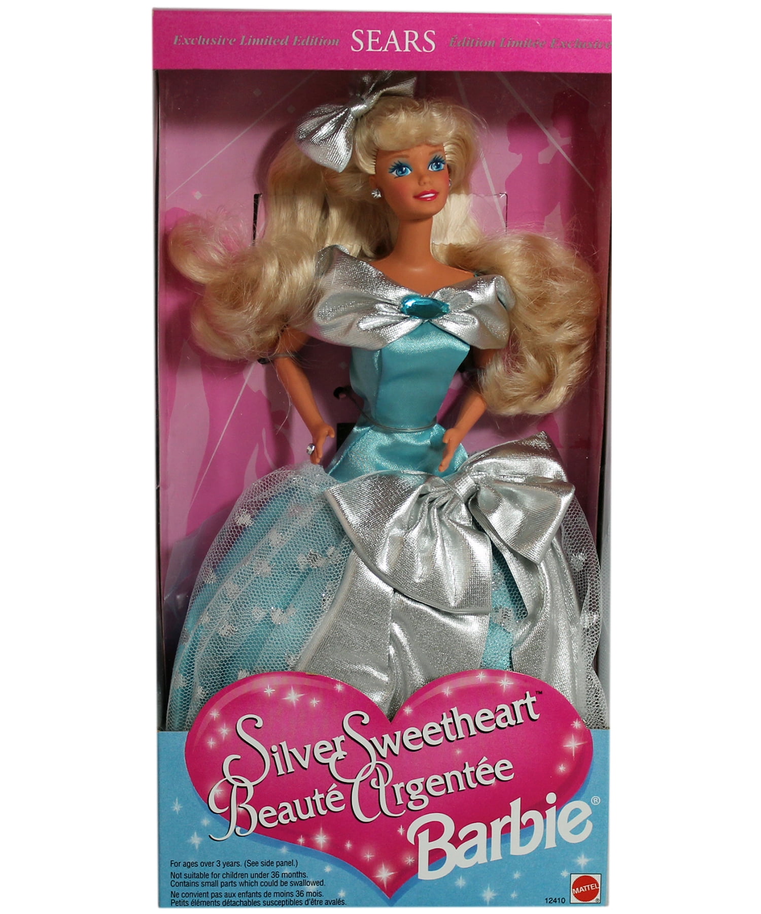 Barbie Silver Sweetheart Beaute Argentee Doll Sears Limited Edition Mattel 12410