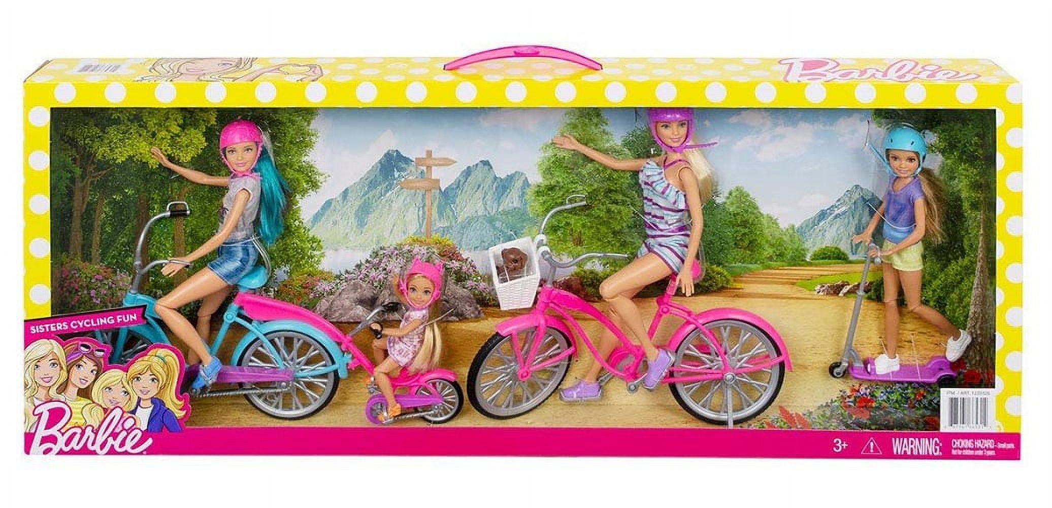 My sister bikes. Куклы Барби сайклс. Кукла Барби на велосипеде. Кукла Барби с велосипедо.