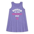 thumbnail image 1 of Barbie - Sister of The Birthday Girl - Toddler and Youth Girls A-line Dress, 1 of 4