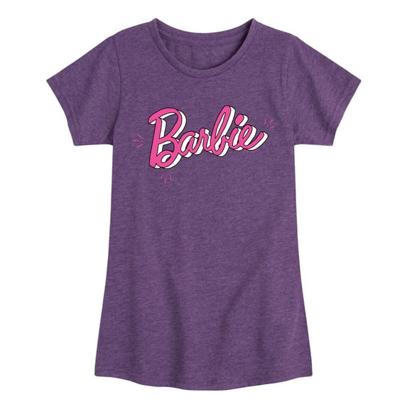 Barbie - Sketch Original - Toddler And Youth Girls Raglan Graphic T-Shirt
