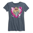 thumbnail image 1 of Barbie - Sketchy Hearts Barbie - Women's Short Sleeve Graphic T-Shirt, 1 of 5