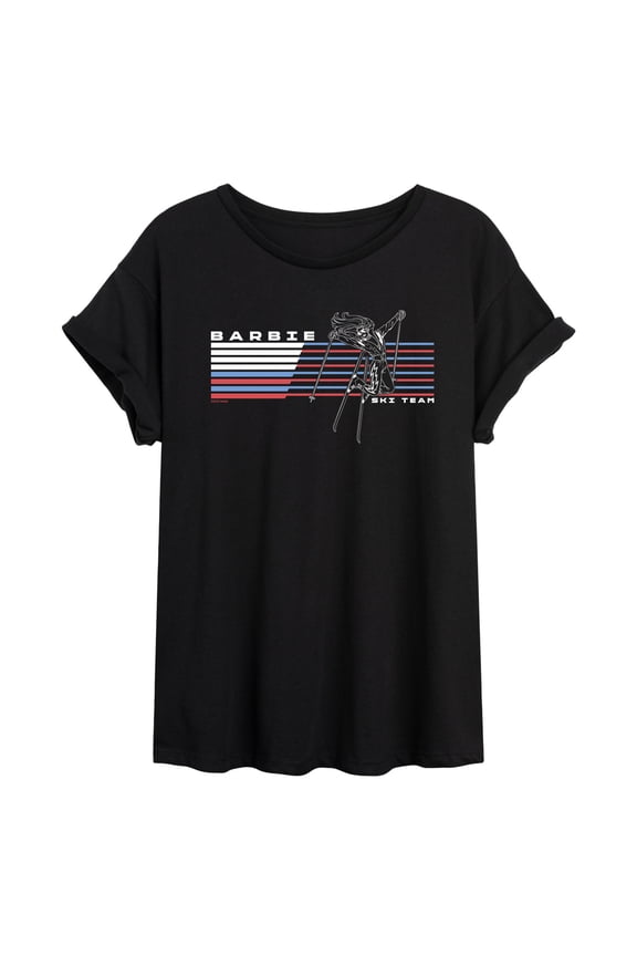 - Ski Team - Juniors Oversized Graphic T-Shirt