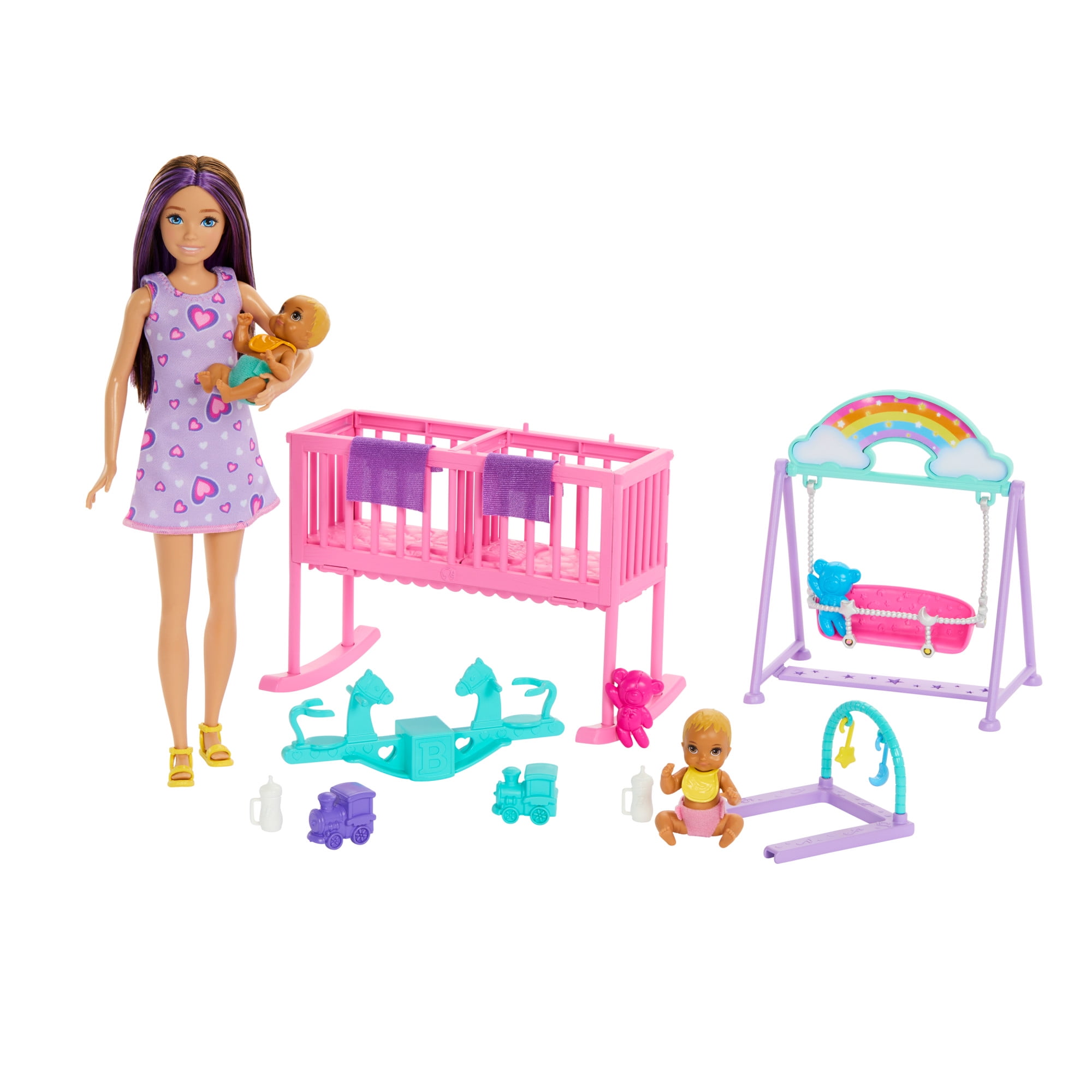 Barbie baby crib set new arrivals