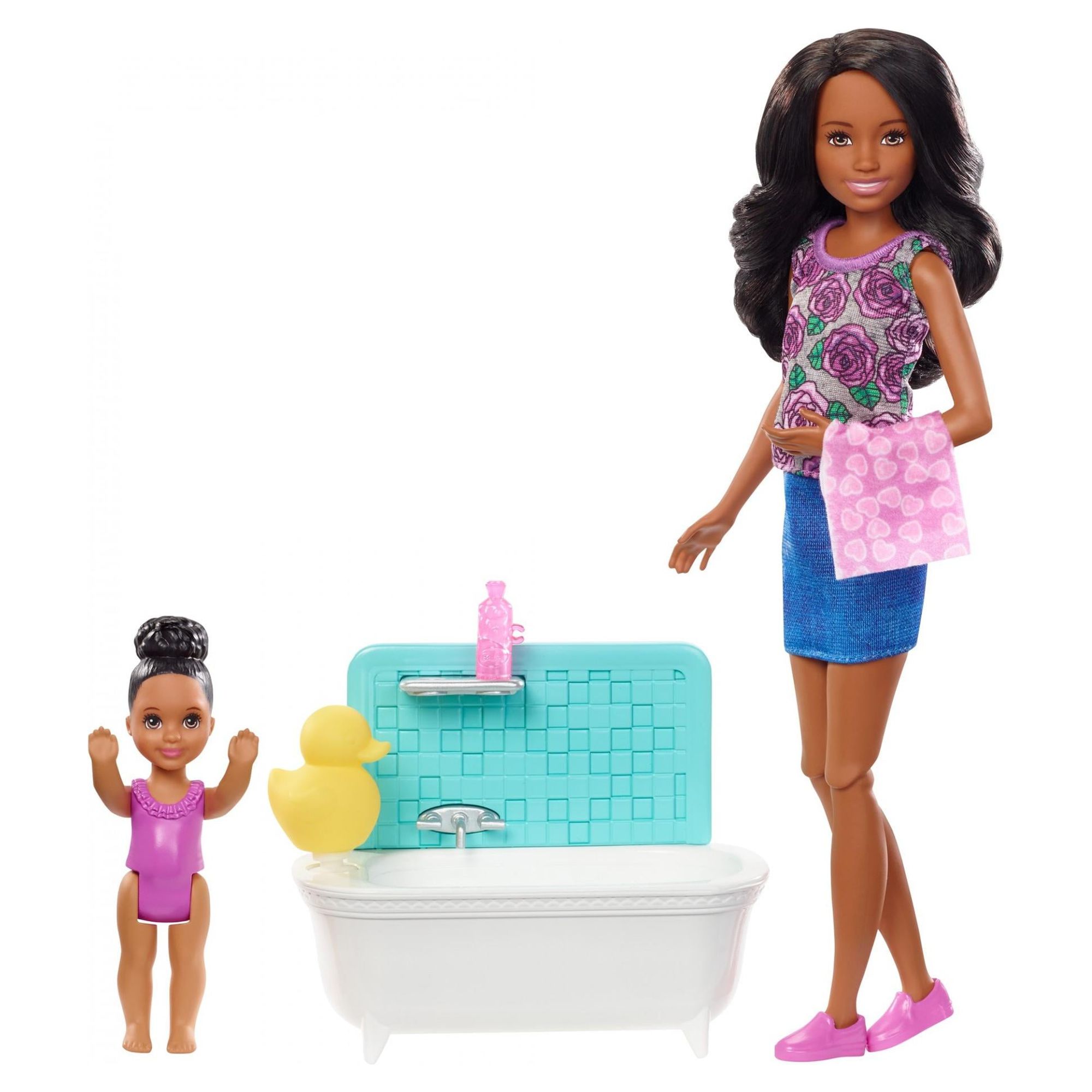 Barbie Skipper Babysitters Inc. Bath Time Playset with Toddler Doll - image 1 of 8