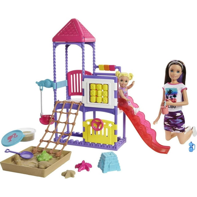 Barbie Skipper Babysitters Inc. Climb ‘n Explore Playground Dolls & Playset
