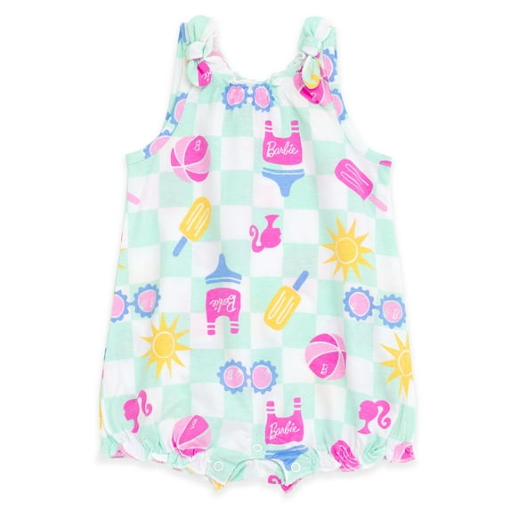 Barbie Sleeveless Bubble Romper Newborn to Infant