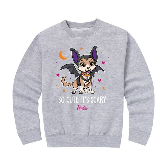 Barbie - So Cute It's Scary - Toddler And Youth Crewneck Fleece Sweatshirt