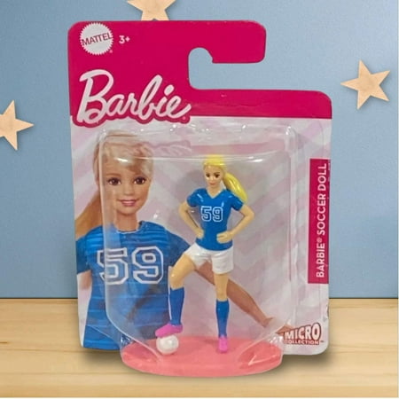 Barbie Soccer Doll Micro Figure