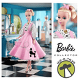 thumbnail image 1 of Barbie Soda Shop Willows, WI Collection Barbie Doll Gold Label 2015 Mattel DGX89, 1 of 6