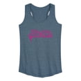 thumbnail image 1 of Barbie - Spray Painted Dripping - Women's Racerback Tank Top, 1 of 4