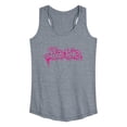 thumbnail image 1 of Barbie - Spray Painted Dripping - Women's Racerback Tank Top, 1 of 4