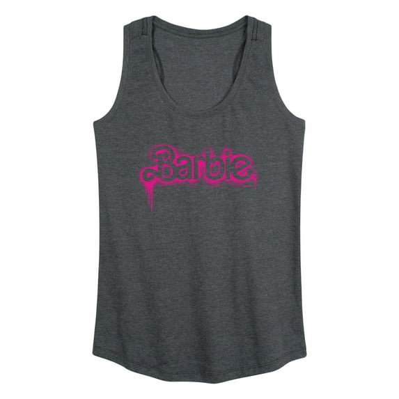 Barbie - Spray Painted Dripping - Women's Racerback Tank Top