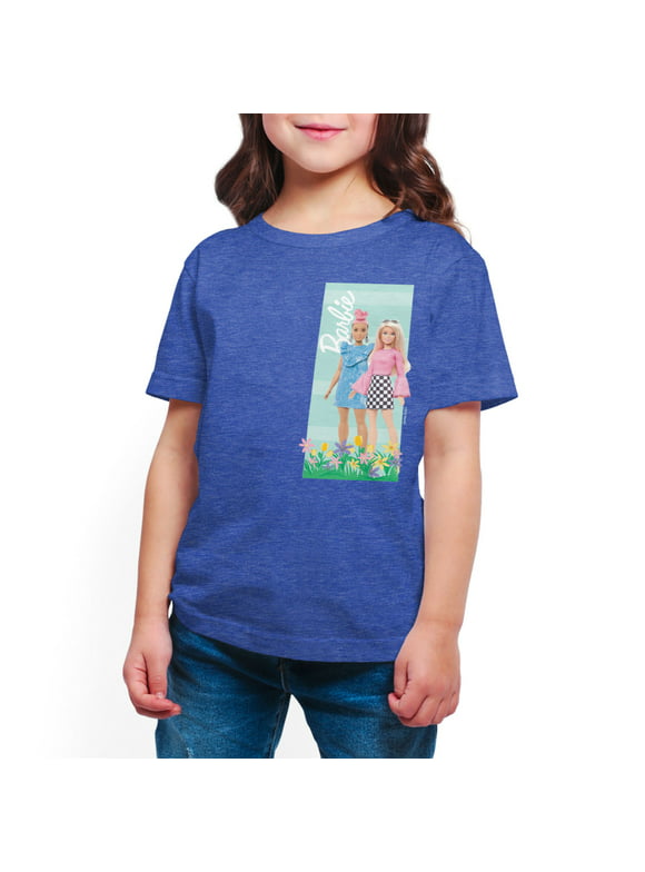 Barbie - Spring Barbie And Friend - Toddler And Youth Short Sleeve Graphic T-Shirt