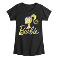 thumbnail image 1 of Barbie - Spring Bouquet Pattern Logo - Toddler And Youth Girls Short Sleeve Graphic T-Shirt, 1 of 4