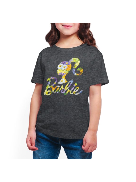 - Spring Bouquet Pattern Logo Boys' Short Sleeve Graphic T-Shirt