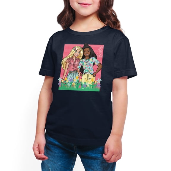 Barbie - Spring Easter Barbie And Friend - Toddler And Youth Short Sleeve Graphic T-Shirt