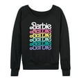 thumbnail image 1 of Barbie - Spring Stacked Logo - Women's Lightweight French Terry Long Sleeve Shirt, 1 of 5