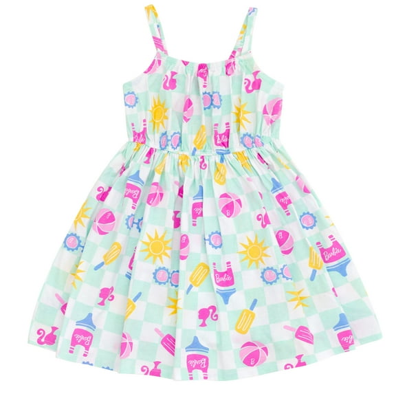 Barbie Square Neck Cami Dress Toddler to Big Kid