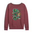 thumbnail image 1 of Barbie - St. Paddys Collage - Women's Lightweight French Terry Long Sleeve Shirt, 1 of 5