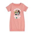 thumbnail image 1 of Barbie - St. Patrick's Day Clover Power - Toddler And Youth Girls Fleece Dress, 1 of 1