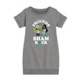 thumbnail image 1 of Barbie - St. Patrick's Day Clover Power - Toddler And Youth Girls Fleece Dress, 1 of 1