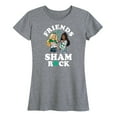 thumbnail image 1 of Barbie - St. Patrick's Day Friends Sham Rock - Women's Short Sleeve Graphic T-Shirt, 1 of 5