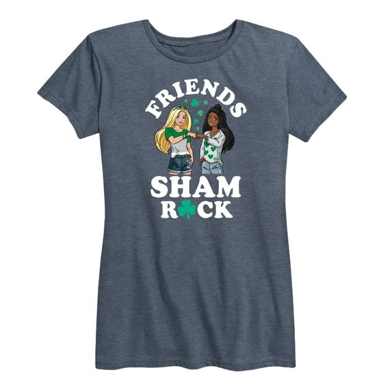 Barbie - St. Patrick's Day Friends Sham Rock - Women's Short Sleeve Graphic T-Shirt
